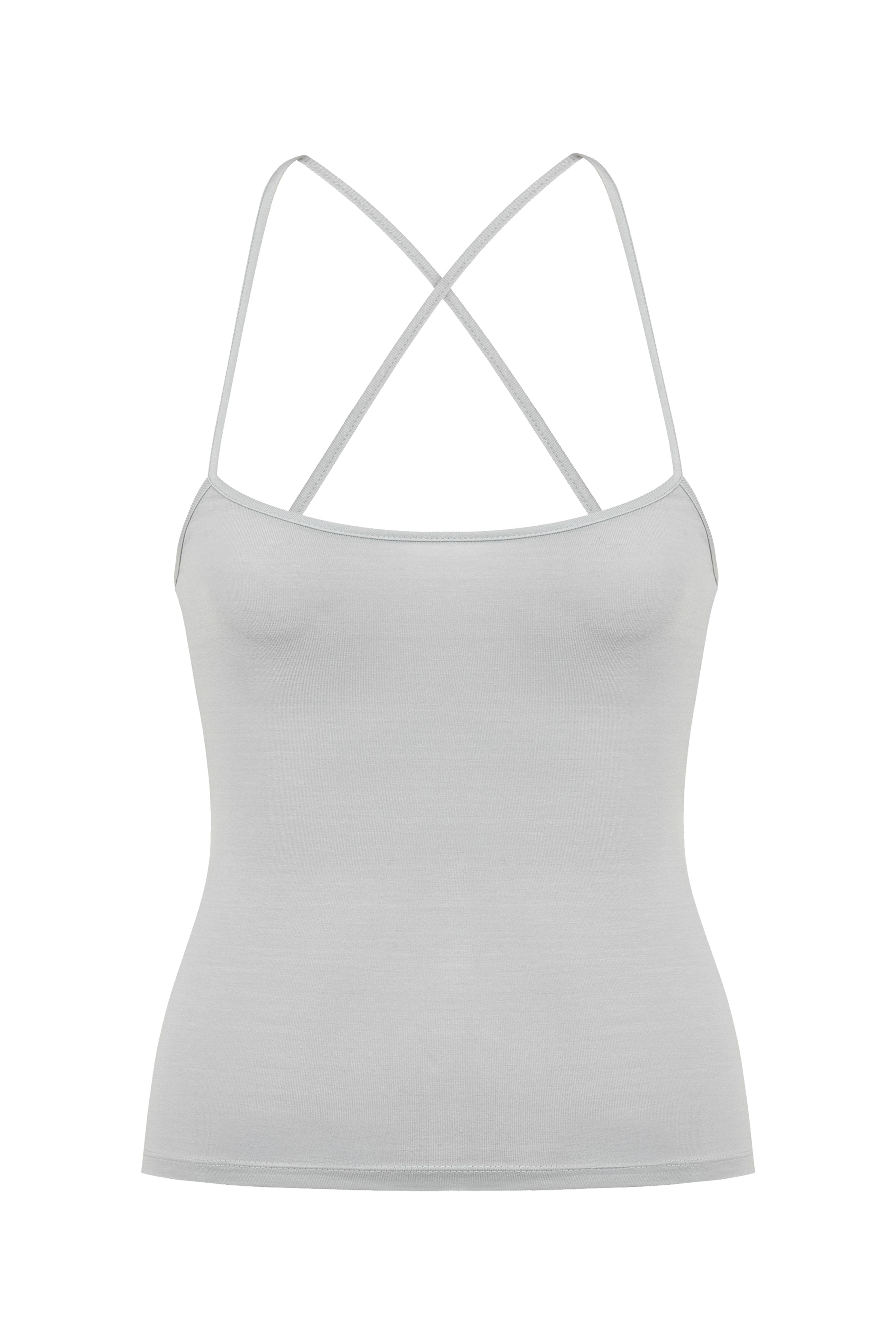 ISLA TANK TOP X LIRA MİNİ TAYT ŞORT - GRİ TAKIM