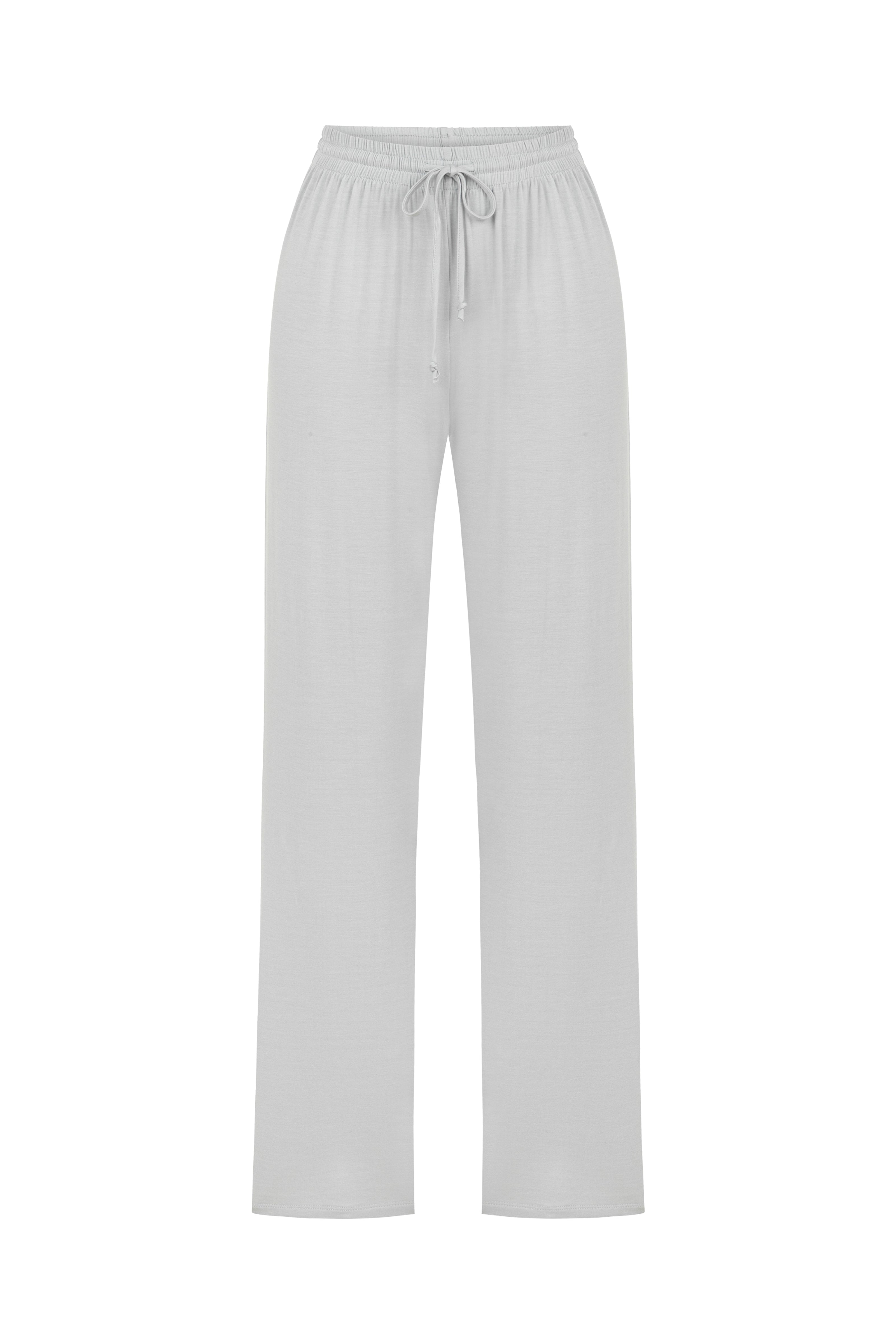 FAYE TEK OMUZ TANK TOP X ZOE LOUNGE PANTOLON - GRİ TAKIM