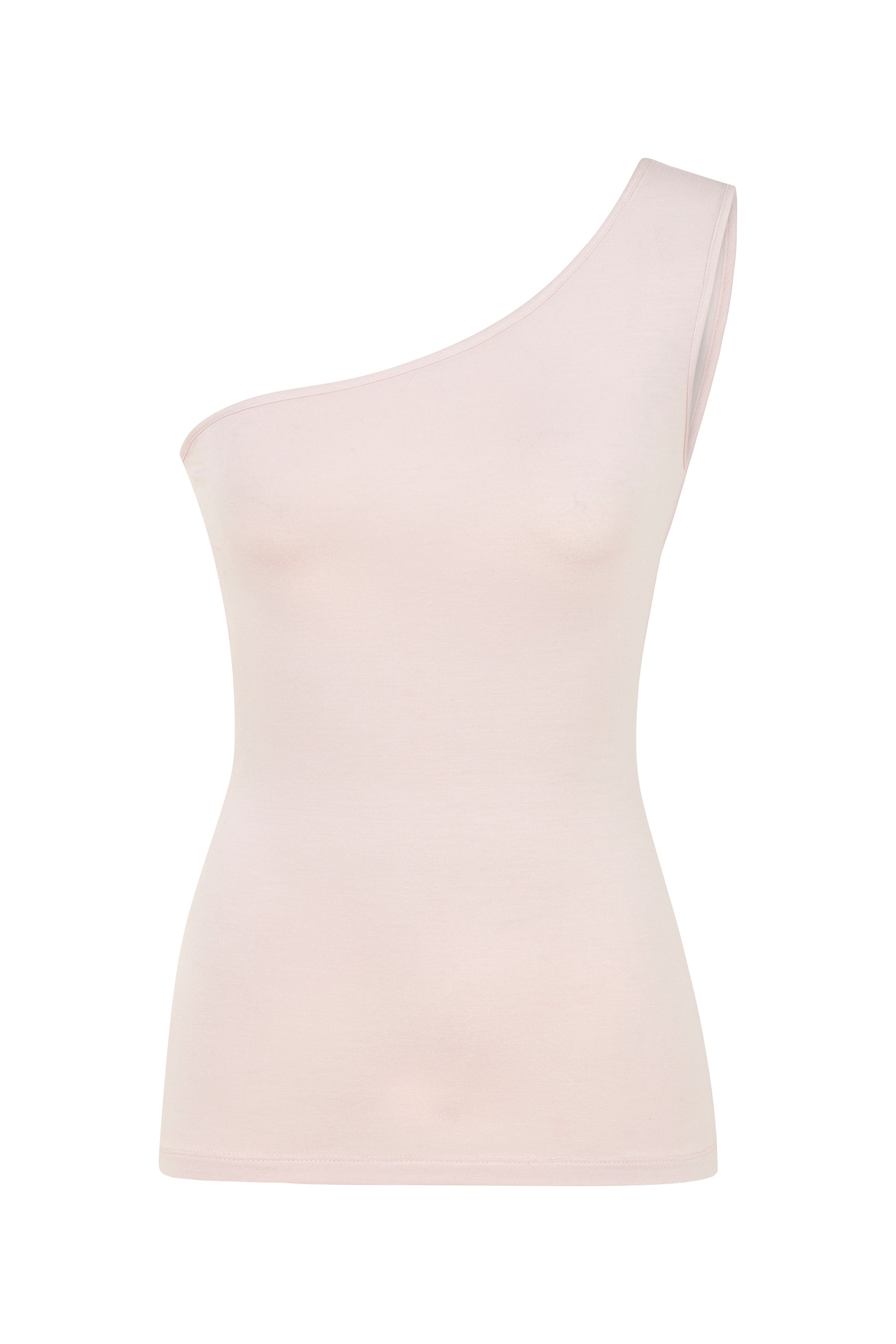 FAYE TEK OMUZ TANK TOP X LIRA MİNİ TAYT ŞORT - PEMBE TAKIM