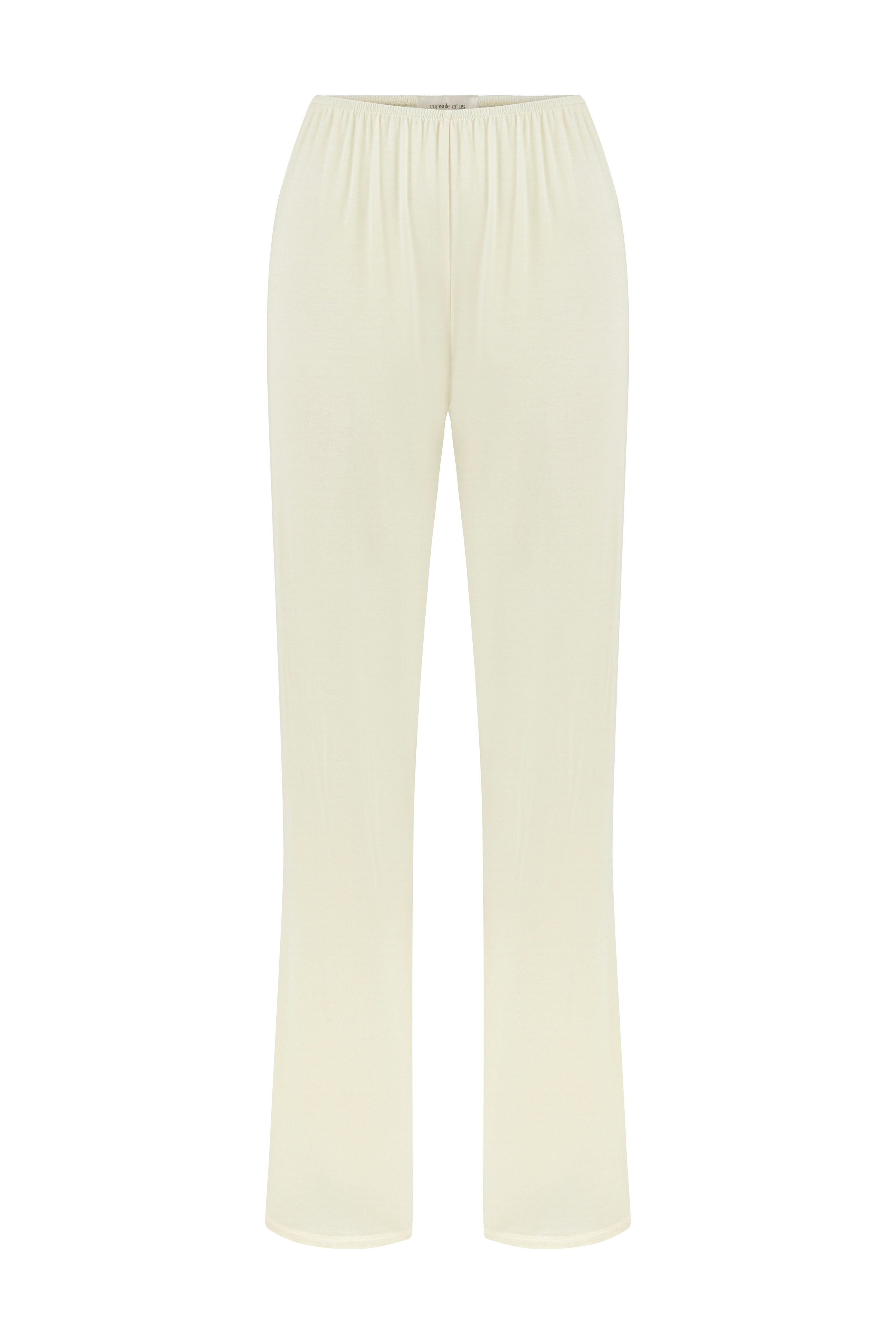 FINN JERSEY TAKIM - SARI (KISA KOLLU TOP, PANTOLON)