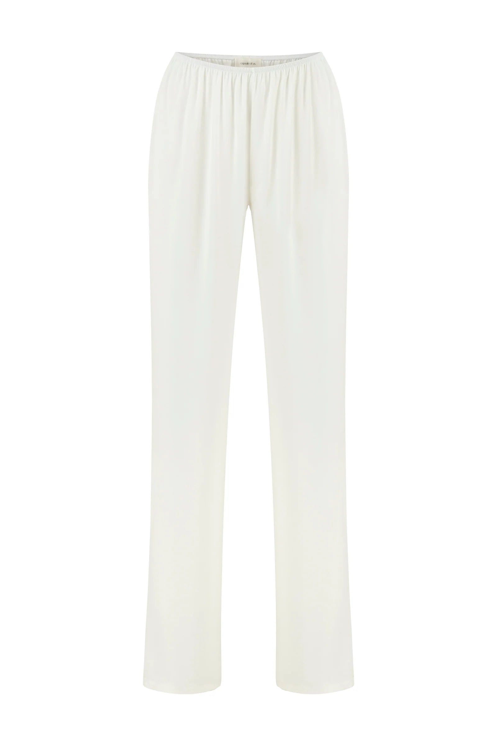 LUNA SATEN TAKIM - EKRU (LUNA SATEN TOP, LUNA SATEN PANTOLON, LUNA SATEN ŞORT)