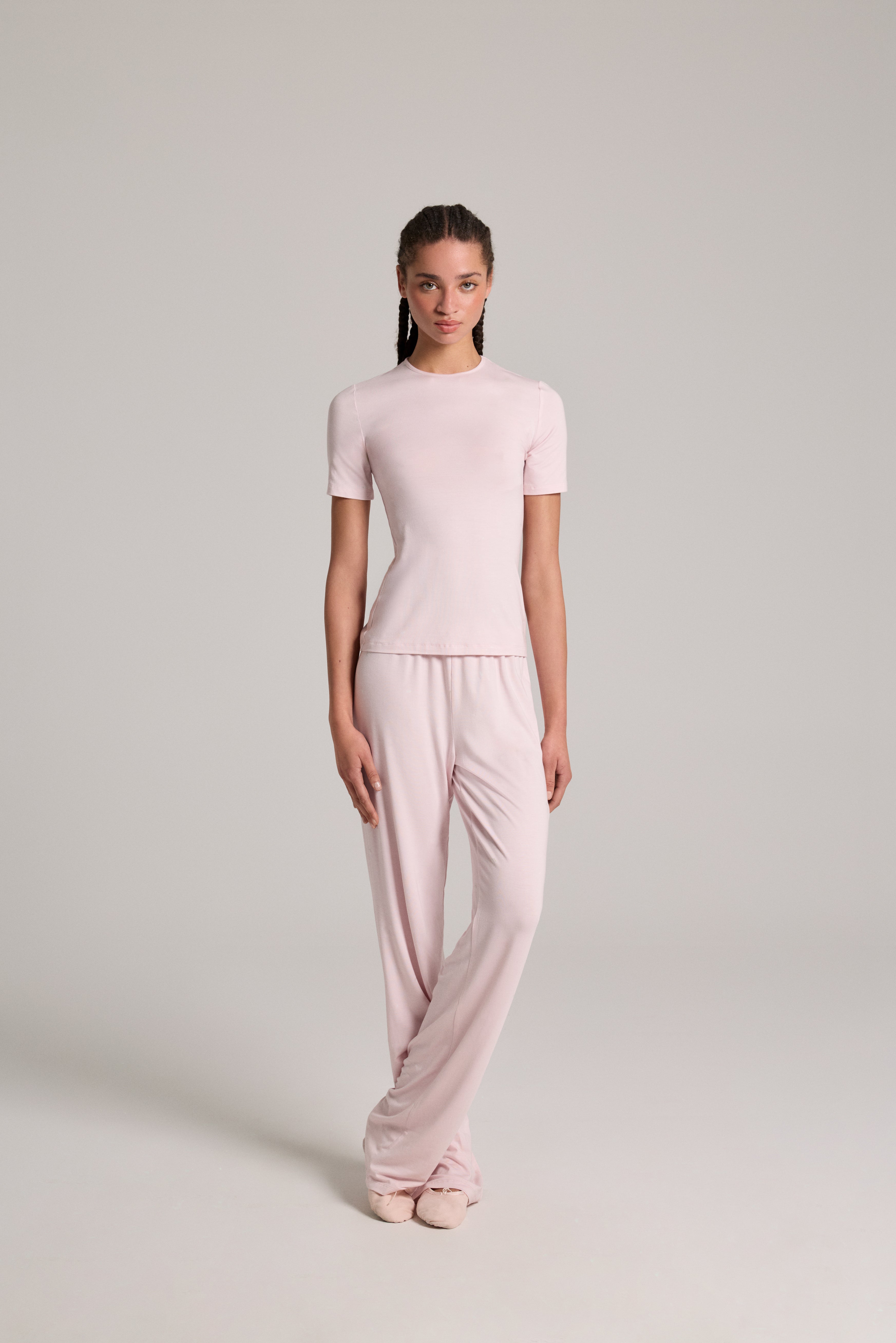 FINN JERSEY TAKIM - PEMBE (UZUN VE KISA KOLLU TOP, PANTOLON)