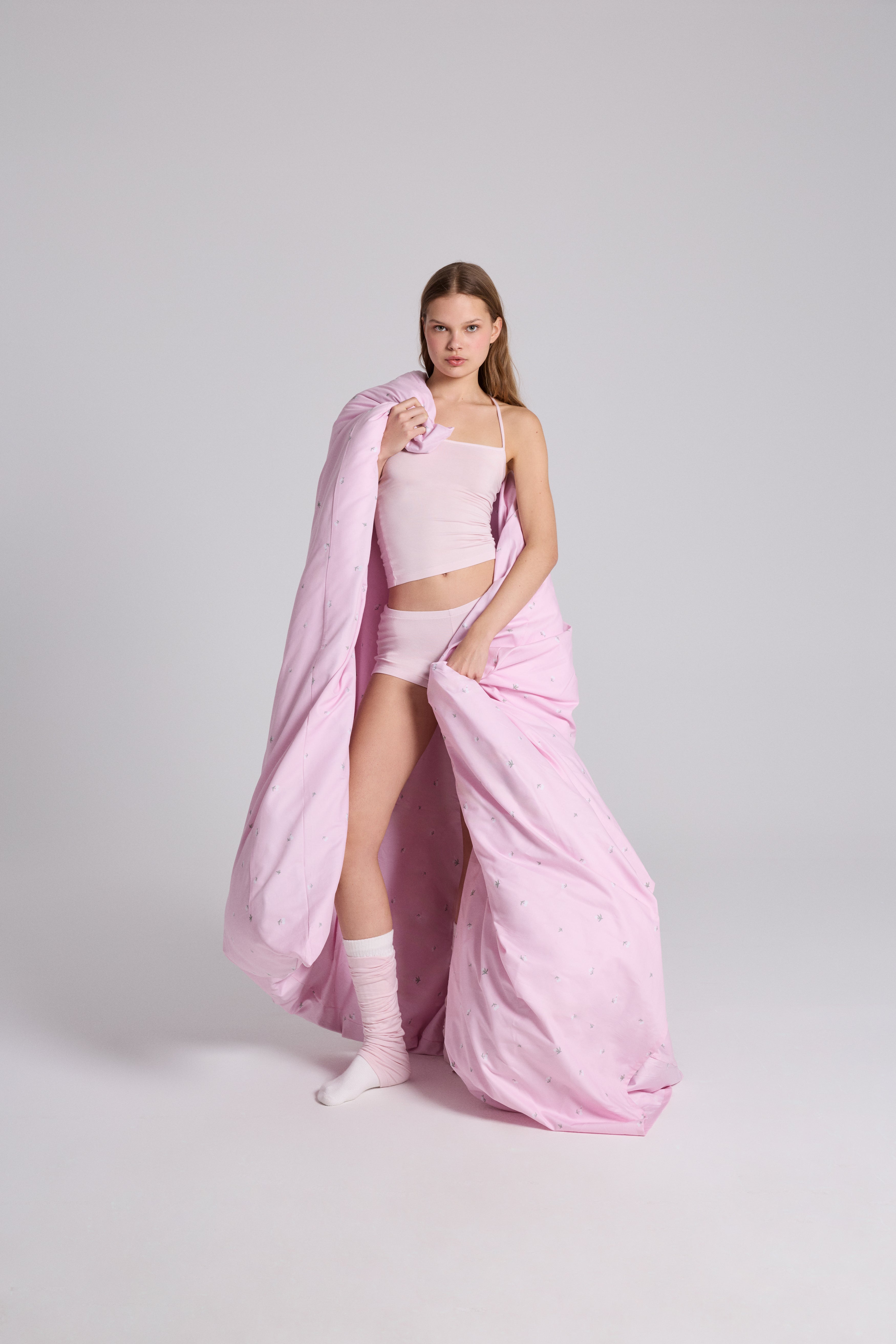 ISLA TANK TOP - PEMBE