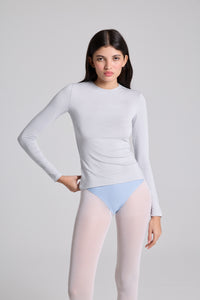 IDA JERSEY UZUN KOLLU TOP X ZOE LOUNGE PANTOLON TAKIM - GRİ