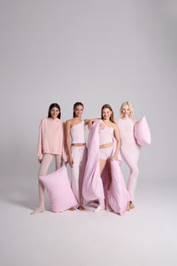ARI OVERSIZE SWEATSHIRT - PEMBE